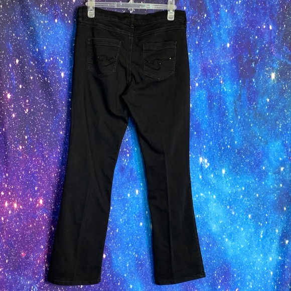 DG2- Black Bootcut Jeans size 8 Petite - Picture 6 of 10